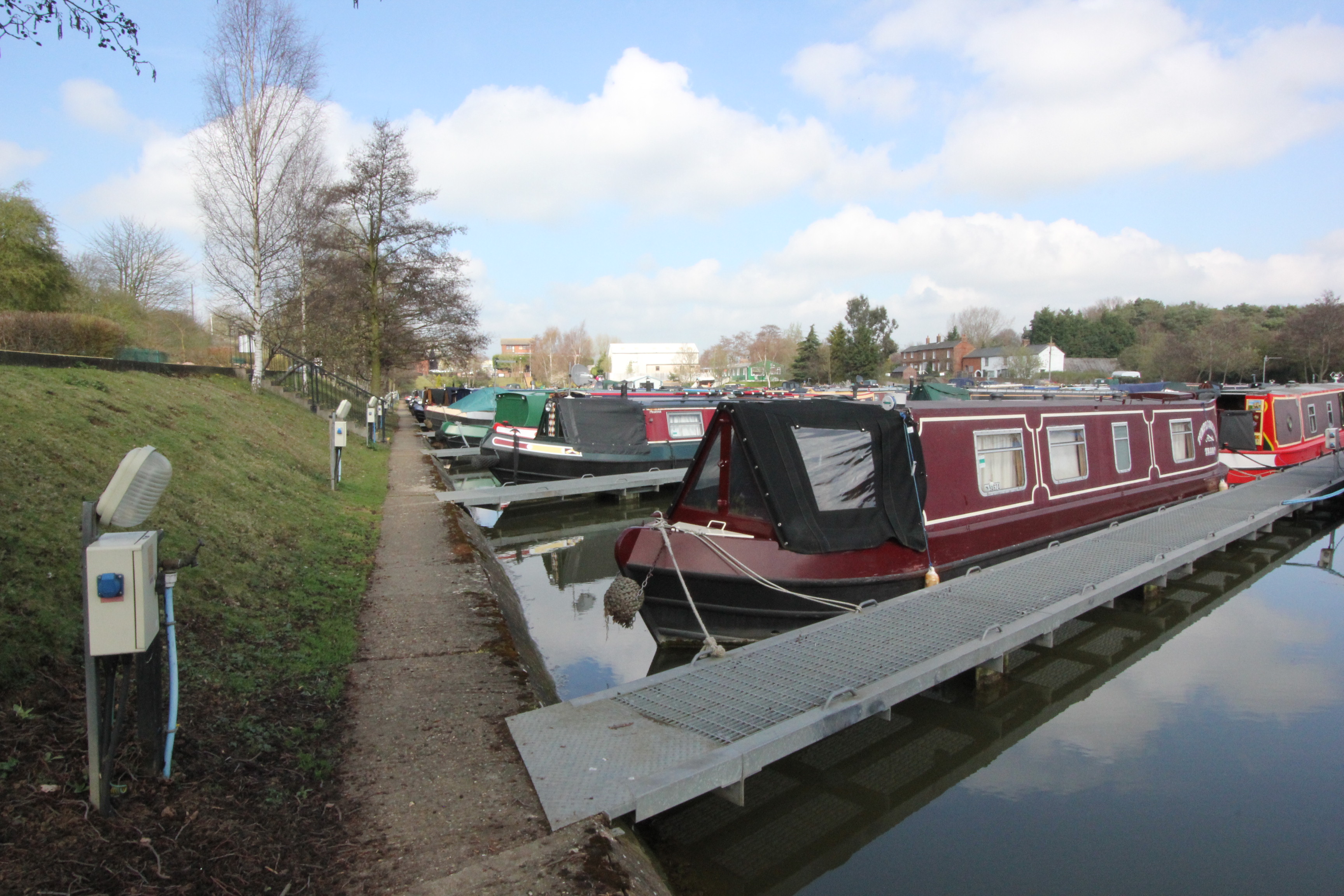 Narrowboat Moorings at Whilton Marina